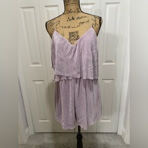 NEW Silence+Noise by Urban Outfitters Purple Layered Romper
